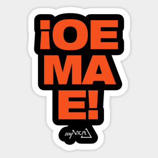 frase nicaraguense oe mae, nicaragua Sticker